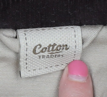 Mens UK Size 2XL Cotton Traders Beige Basic Jacket