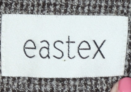 Eastex Women's Grey Suit Jacket Size 12 Classic Wool Blend