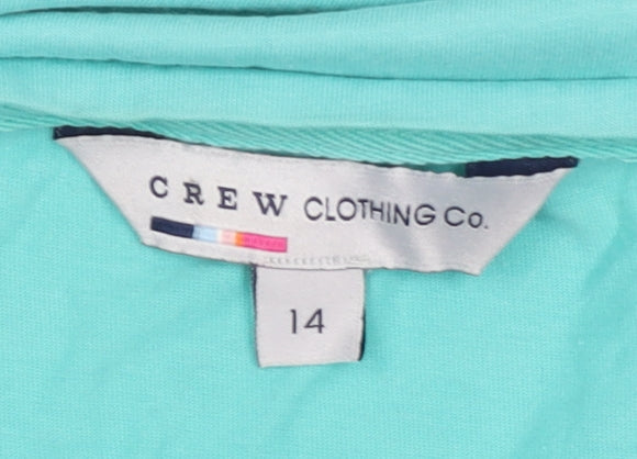 Crew Clothing Co. Women's Blue T-Shirt Size 14
