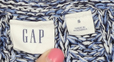 GAP Women's Blue Pullover Jumper Size S