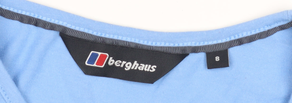 Womens UK Size 8 Berghaus Blue T-Shirt
