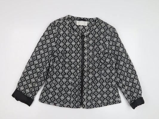 Womens UK Size 14 BHS Black Basic Jacket