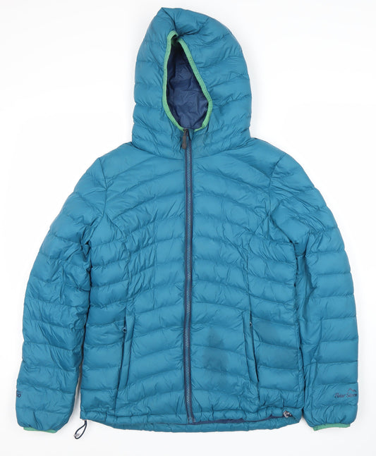 Womens UK Size 10 Peter Storm Blue Puffer Jacket
