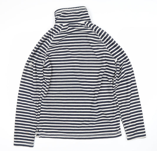 Craghoppers Women's Blue Striped Sweatshirt Size 10