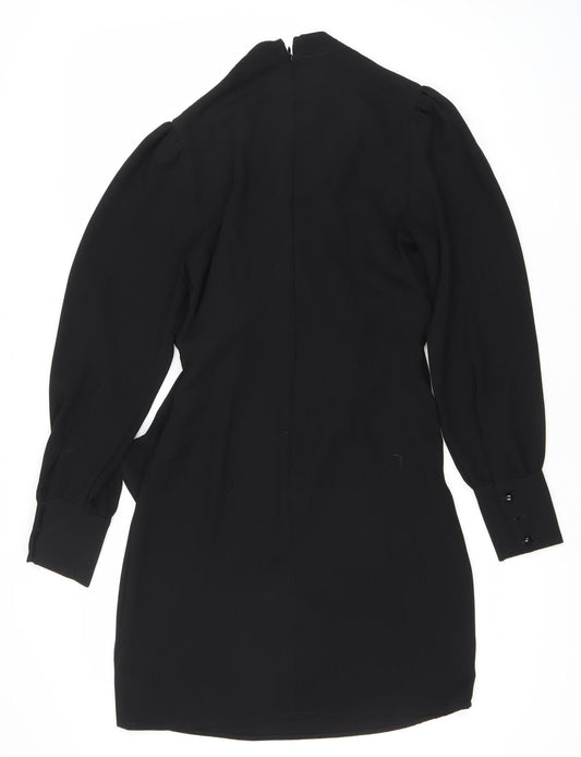 Very Women's Black Dress Size 8 with Bow Accent