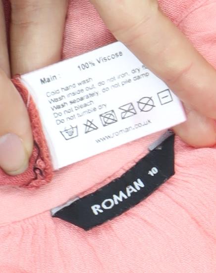 Womens UK Size Roman Pink Blouse