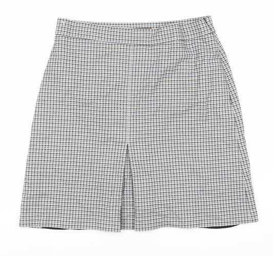 Marks and Spencer Women’s Multicoloured Check Skirt Size 14