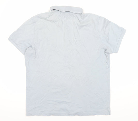 Li-Ning Men’s Grey Polo Shirt XL Button-Down