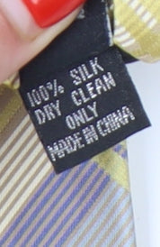 Ted Baker Men's Beige Check Silk Tie