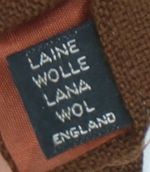 Michelsons Brown Wool Men's Tie - Elegant & Stylish