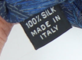 Pierre Balmain Men's Blue Silk Designer Tie