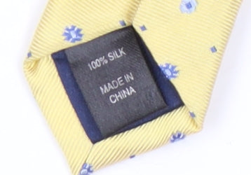 Austin Reed Men's Yellow Polka Dot Silk Tie