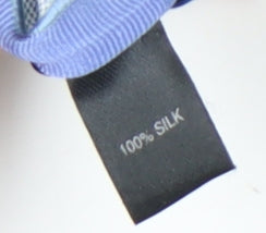 Austin Reed Men's Green Blue Striped Silk Tie One Size