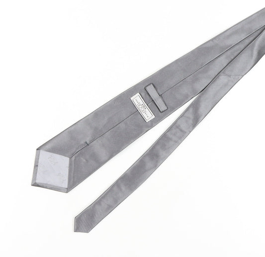 Hawes & Curtis Men's Grey Silk Tie