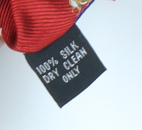 New & Lingwood Men's Red Silk Animal Print Tie