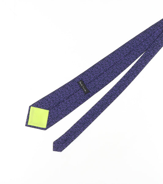 Paul Smith Men's Purple Geometric Designer Tie