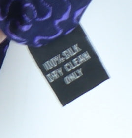 Paul Smith Men's Purple Geometric Designer Tie