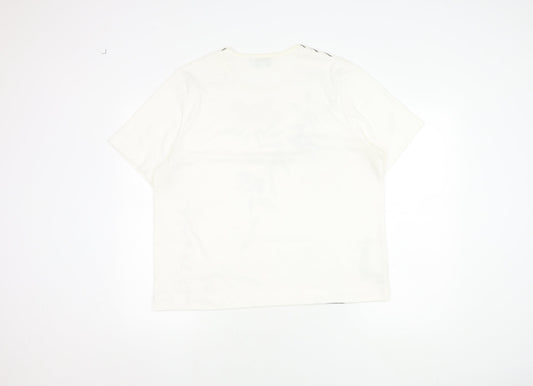 Womens UK Size 22 TIGI Wear White Basic T-Shirt