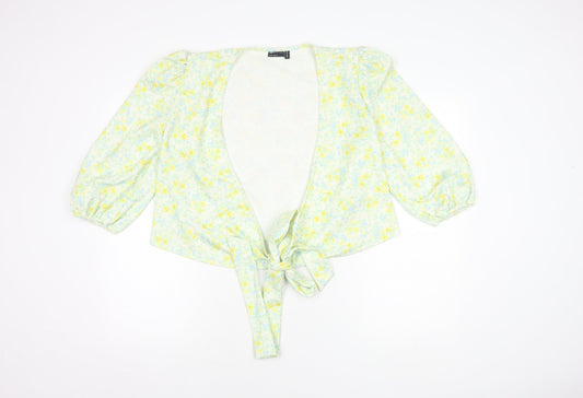 Womens UK Size 14 ASOS DESIGN Multicoloured Wrap