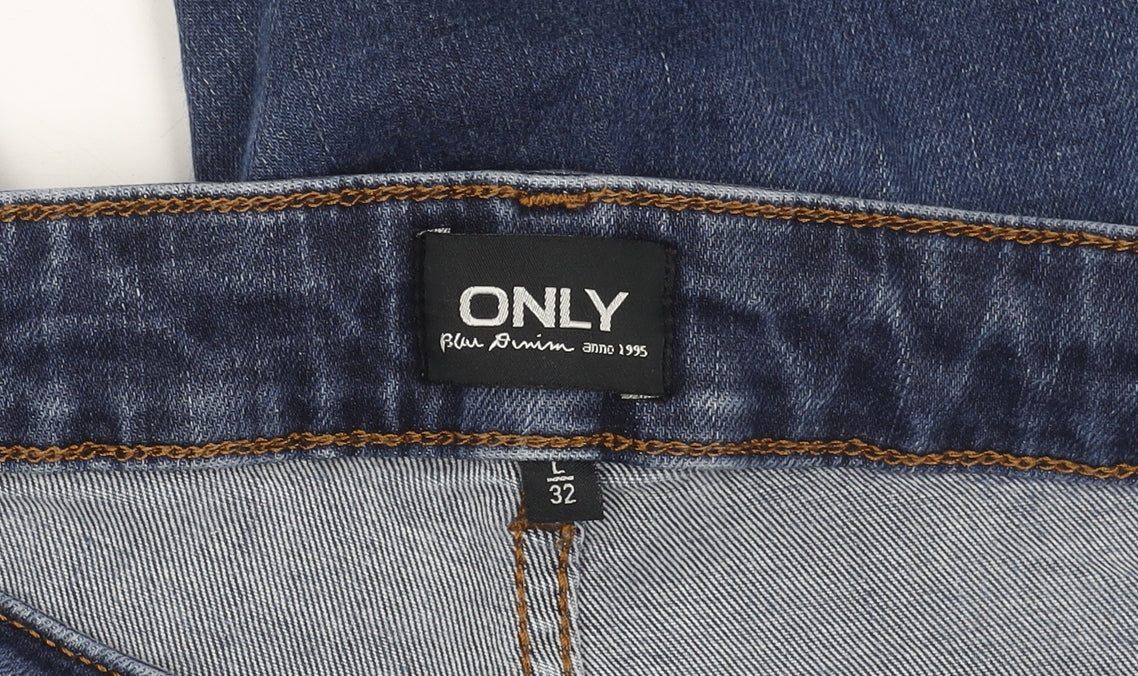 ONLY Women's Blue Skinny Jeans Size 4 Mid Rise