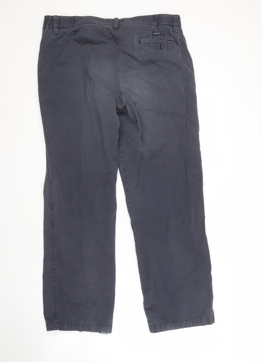 Maine New England Men's Blue Chino Trousers - Size 38 R