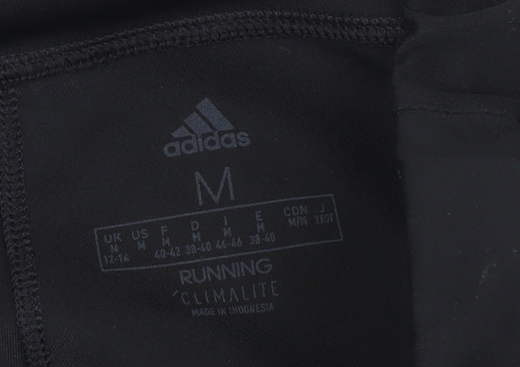 Adidas Women's Black Running Leggings, M, Quick Dry