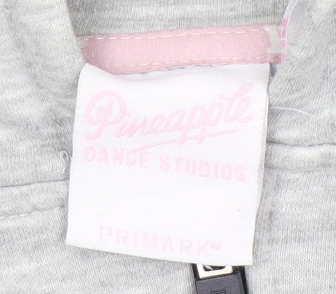 Primark Girls Grey Full Zip Hoodie - Size 146