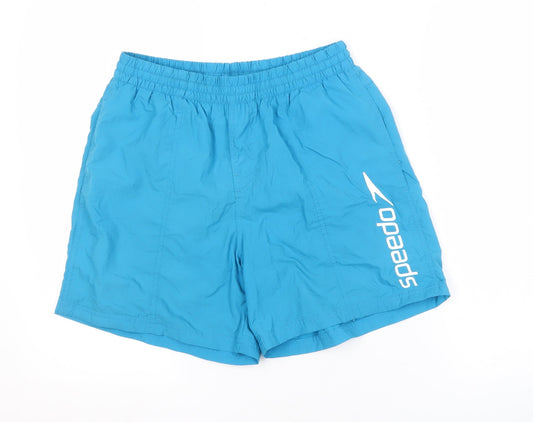 Additional front view of Speedo Men's Blue Activewear Shorts XS
