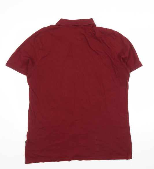Jack & Jones Men's Red 2XL Polo Shirt
