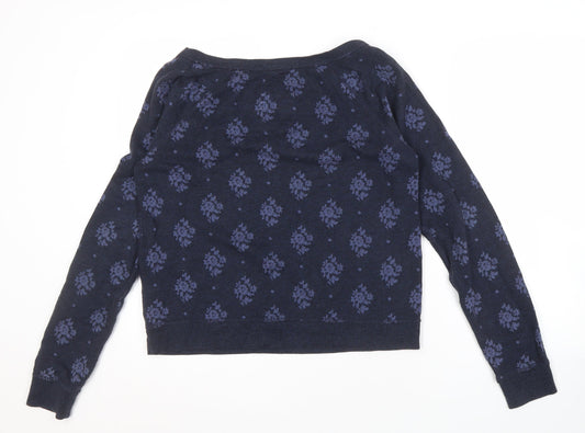 Womens UK Size M Gilly Hicks Blue Pullover Sweatshirt