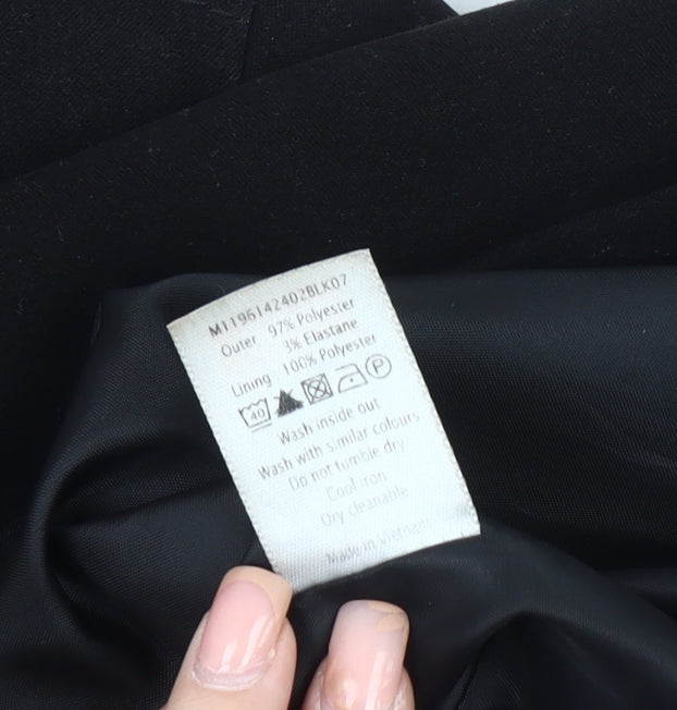 Womens UK Size 16 BM Black Basic Jacket