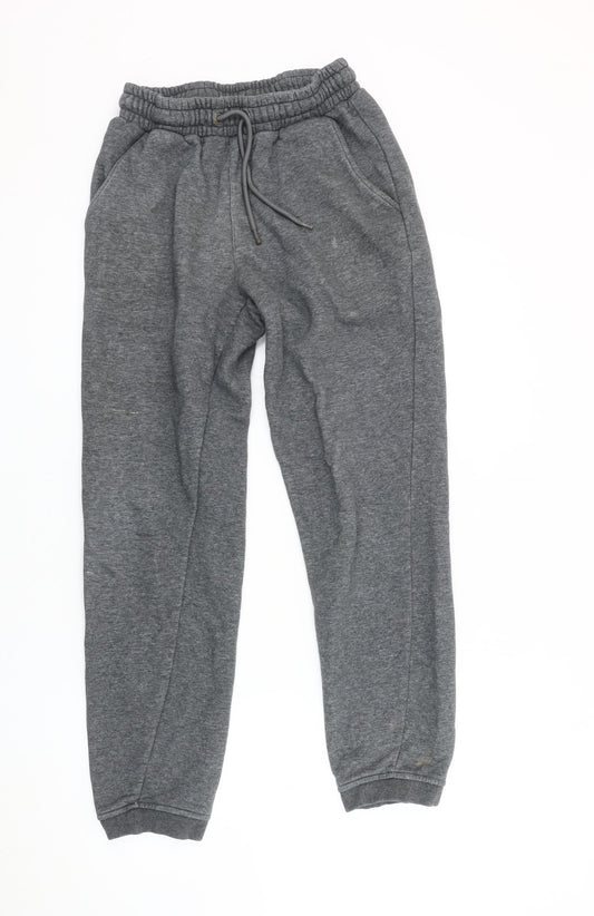 Mens UK Size S Everlast-activewear Regular Fit Jogger Grey Trousers