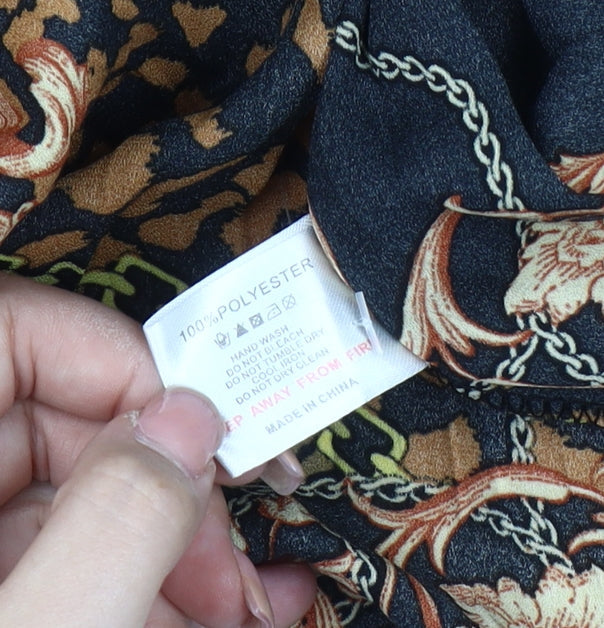 PrettyLittleThing Women's Multicoloured Size 8 Retro Dress