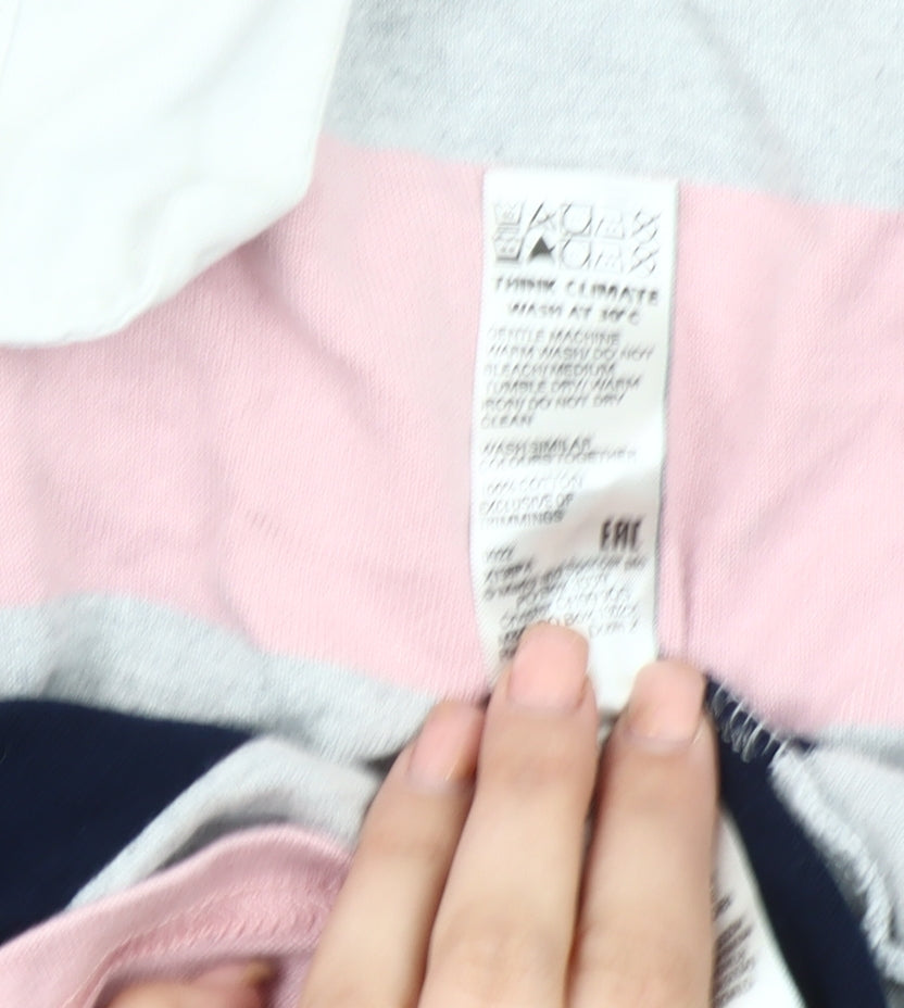 Marks and Spencer Men's 2XL Stripe Polo Multicoloured