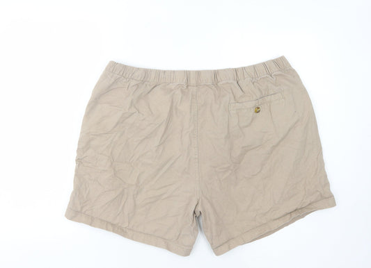 Cotton Traders Men's Beige Chino Shorts 3XL Casual