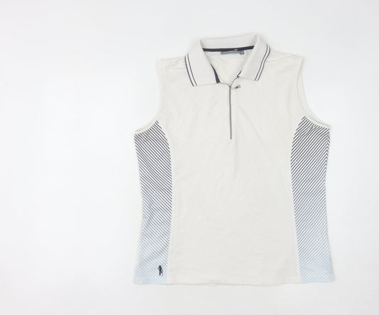 Unisex Adults UK Size L Glenmuir White Polo