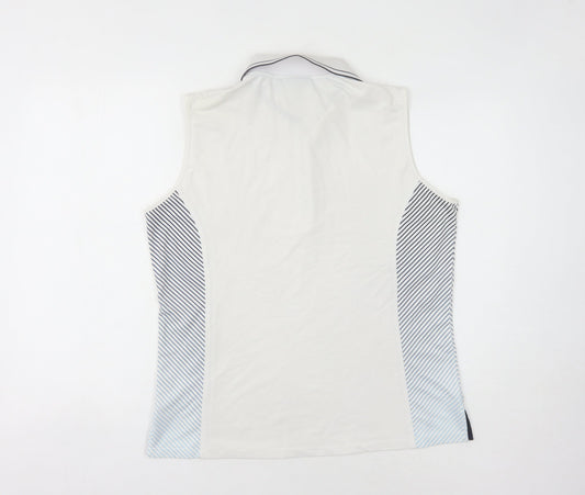 Unisex Adults UK Size L Glenmuir White Polo