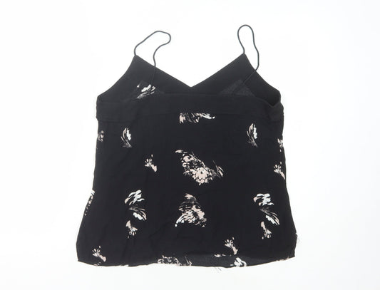 Womens UK Size 14 Jigsaw Black Camisole Tank