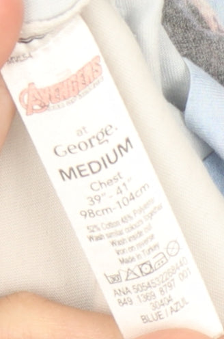 George Men’s Blue Marvel Avengers T-Shirt Size M