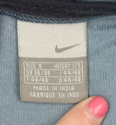 Nike Men's Blue Lyocell Crew Neck T-Shirt Size S