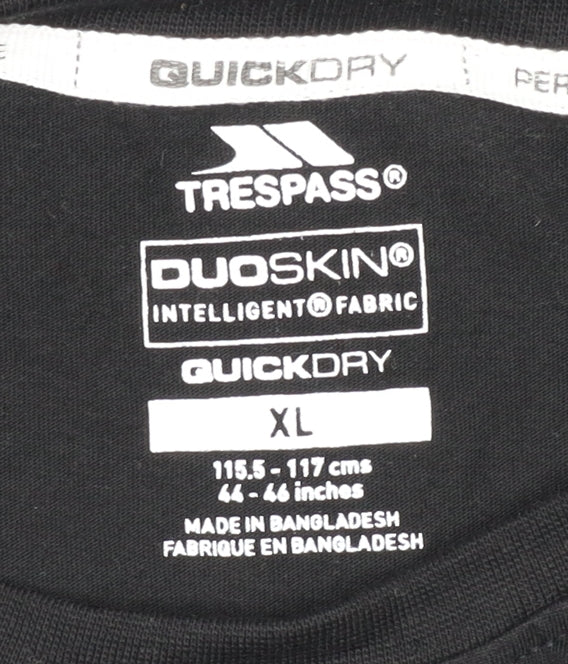 Trespass Men's Black XL Outdoor Graphic T-Shirt