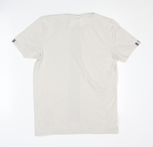 Adidas Men's Beige T-Shirt, Size S