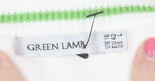 Green Lamb Women's Multicoloured Vest L