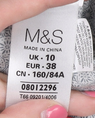 Womens UK Size 10 Marks and Spencer Green Military Jacket