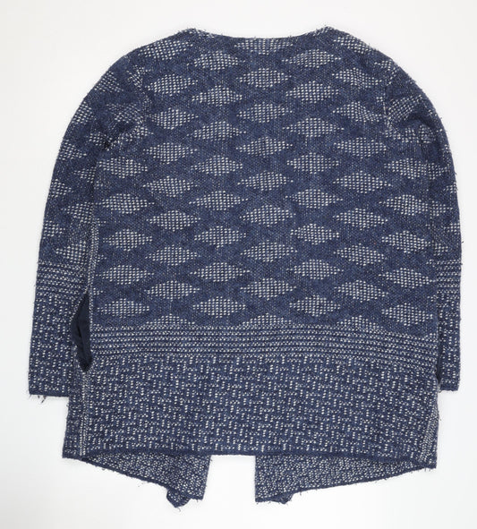 Womens UK Size L Marks and Spencer Blue Cardigan Jumper