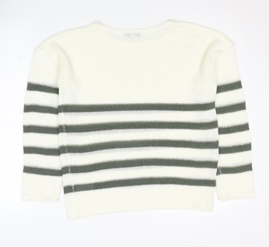 Womens UK Size 10 NEXT Ivory Pullover Jumper