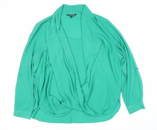 Womens UK Size 18 The Collection Green Wrap