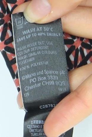 Womens UK Size 10 Marks and Spencer Multicoloured Blouse