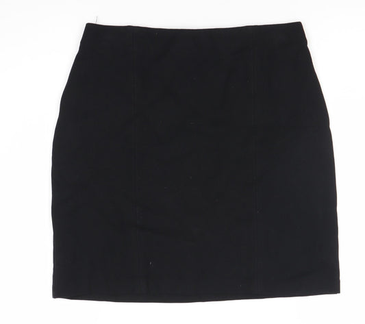 Marks and Spencer Black Pencil Skirt, Size 12, Women