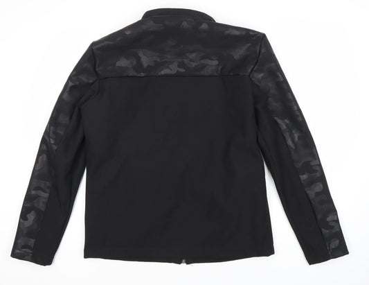 Mens UK Size L LC Waikiki Black Basic Jacket
